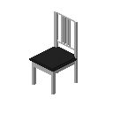 博尔杰椅（白色，黑色） (Borje Chair White Black)