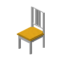 博尔杰椅（白色，黄色） (Borje Chair White Yellow)
