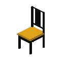 博尔杰椅（黑色，黄色） (Borje Chair Black Yellow)