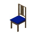 博尔杰椅（浅色，深蓝色） (Borje Chair Light Dark Blue)