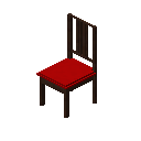 博尔杰椅（深色，红色） (Borje Chair Dark Red)