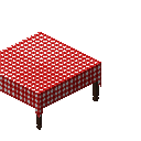 餐桌 3（红色） (Restaurant Table 3 Red)