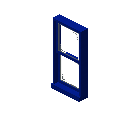 窗户 1（加高，深蓝色） (Window 1 Tall Dark Blue)