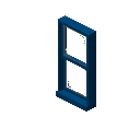 窗户 1（加高，蓝色） (Window 1 Tall Blue)