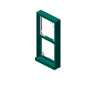 窗户 1（加高，青色） (Window 1 Tall Cyan)