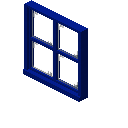 窗户 2（深蓝色） (Window 2 Dark Blue)