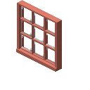玻璃方块窗户（珊瑚色） (Glass Block Window Coral)