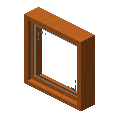 单格方块窗户（橙色） (Single Block Window Orange)