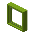 单格方块窗户（黄绿色） (Single Block Window Lime)