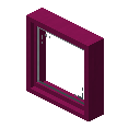 单格方块窗户（紫罗兰色） (Single Block Window Razzle)