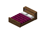 存储床（中色木材，紫罗兰色） (Storage Bed Medium Wood Razzle)