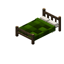 原木床（绿色） (Log Bed Green)