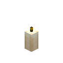 白色油脂蜡烛 (White Tallow Candle)
