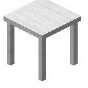 木质桌子（白色） (Wooden Table White)