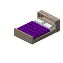 存储床（沙滩色，紫色） (Storage Bed Beach Purple)