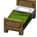 Green Oak Fancy Bed (Green Oak Fancy Bed)