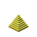 Gold Small Pyramid Cap (Gold Small Pyramid Cap)