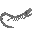 厚蛙螈化石骨架 (Crassigyrinus Fossilized Skeleton)