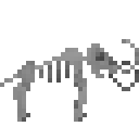 猛犸象化石骨架 (Mammoth Fossilized Skeleton)