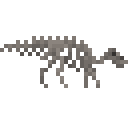 埃德蒙顿龙化石骨架 (Edmontosaurus Fossilized Skeleton)