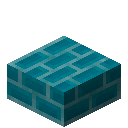 Colored Brick Teal Blue Slab (Colored Brick Teal Blue Slab)