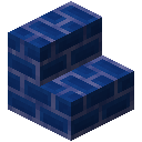 Colored Brick Navy Blue Stairs (Colored Brick Navy Blue Stairs)