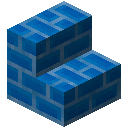 Colored Brick Medium Blue Stairs (Colored Brick Medium Blue Stairs)