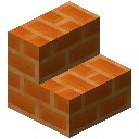 Colored Brick Sienna brown Stairs (Colored Brick Sienna brown Stairs)