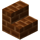Colored Brick Earth Brown Stairs (Colored Brick Earth Brown Stairs)