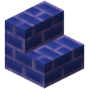 Colored Brick Azure Blue Stairs (Colored Brick Azure Blue Stairs)