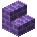 Colored Brick Light Purple Stairs (Colored Brick Light Purple Stairs)