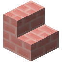 Colored Brick Baby Pink Stairs (Colored Brick Baby Pink Stairs)