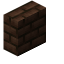 棕色陶瓦砖竖直台阶 (Brown Terracotta Brick Vertical Slab)