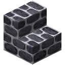 黑色白线砖楼梯 (Whiteline Bricks Stairs(Black))