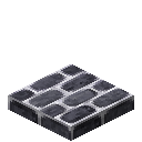 黑色白线砖活板门 (White Line Bricks Trapdoor(Black))