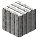 白花岗岩凹槽柱 (White Granite Fluted Block)