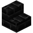 黑色大理石砖楼梯 (Black Marble Bricks Stairs)