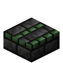 绿黑石砖台阶 (Green Blackstone Bricks Slab)