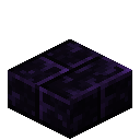 黑曜石砖台阶 (Obsidian Brick Slab)