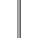 白色道路标志杆 (White Metal Pole)