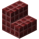 Cracked Scarlet Brick Tiles Stairs