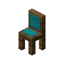 Cyan Cushioned Spruce Chair