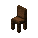 Brown Cushioned Dark Oak Chair