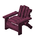 Crimson Adirondack Chair
