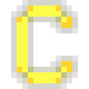 Letter C Neon - Yellow