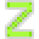 Letter Z Neon - Green