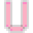 Letter U Neon - Pink