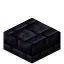 磨制暗黑石砖台阶 (Polished Darkstone Brick Slab)