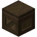 去皮深色橡木板条箱 (Stripped Dark Oak Crate)