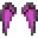 Magenta Mechanical Leather Wings